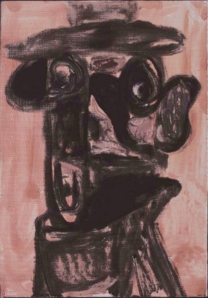 George Condo - The Bum, 1985