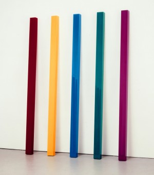 John McCracken - Flare, 2008, polyester resin, fiberglass, and plywood