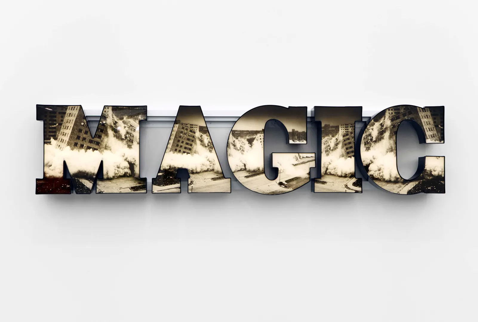 Doug Aitken - MAGIC, 2013, LED lit lightbox